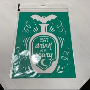 Chalk Couture Transfer Eat, Drink, and Be Scary